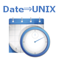 日付⇒UNIX時間変換