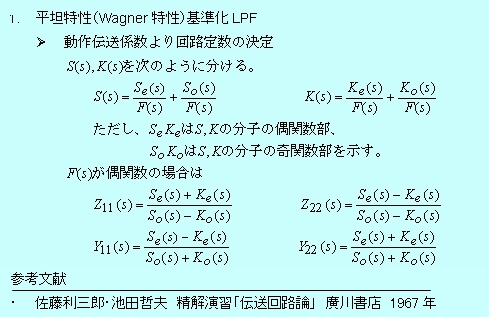 回路定数_平坦_基準化LPF